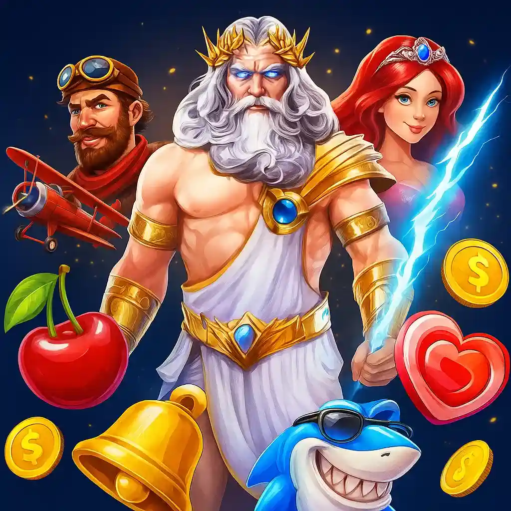 BetWild Türkiye'nin en çok oynanan slot oyunları - Zeus, Sweet Bonanza kirazı, Aviator uçağı ve diğer popüler karakterler
